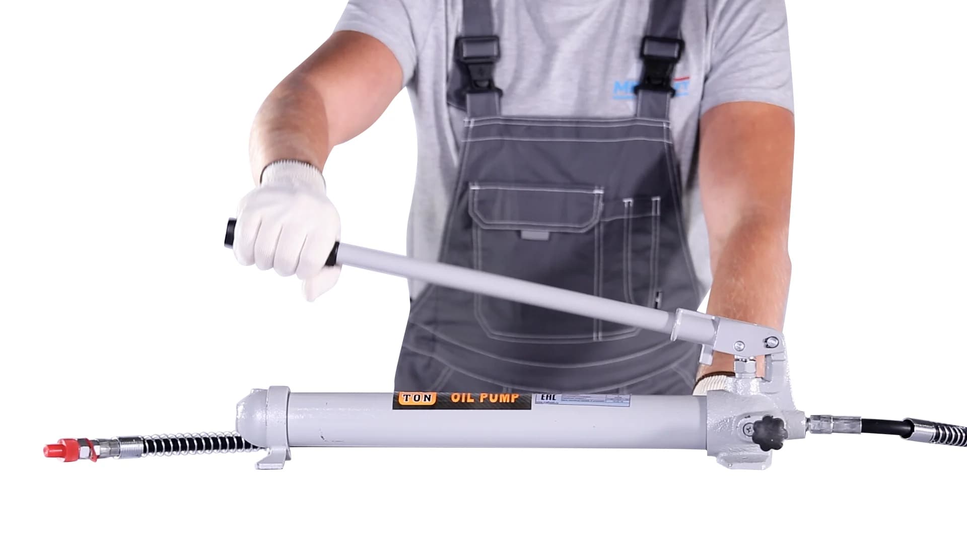 KraftWell KRWHP10 Насос гидравлический ручной 10 т