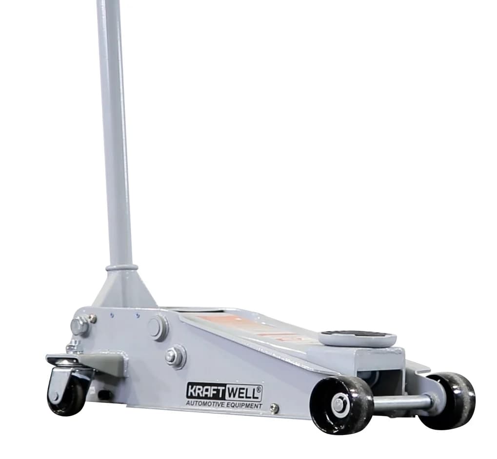 Домкрат подкатной KraftWell KRWFJ3D — 3 т, 135–495 мм