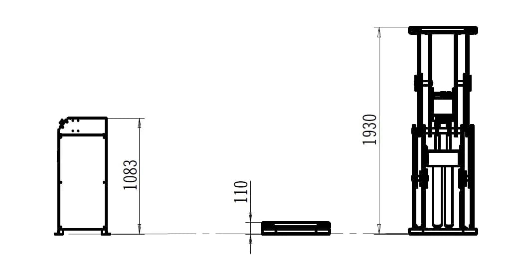 Velyen 4EE0300 Подъемник ножничный г/п 3,5 т. напольный/заглубляемый