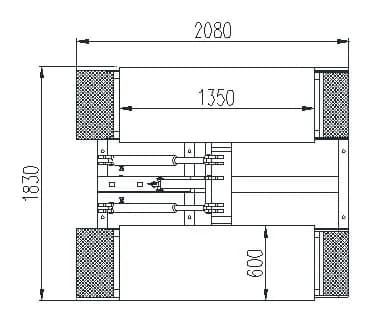 KraftWell FORBI 4.5G/220 Подъёмник ножничный г/п 4,5 т. шиномонтажный мобильный