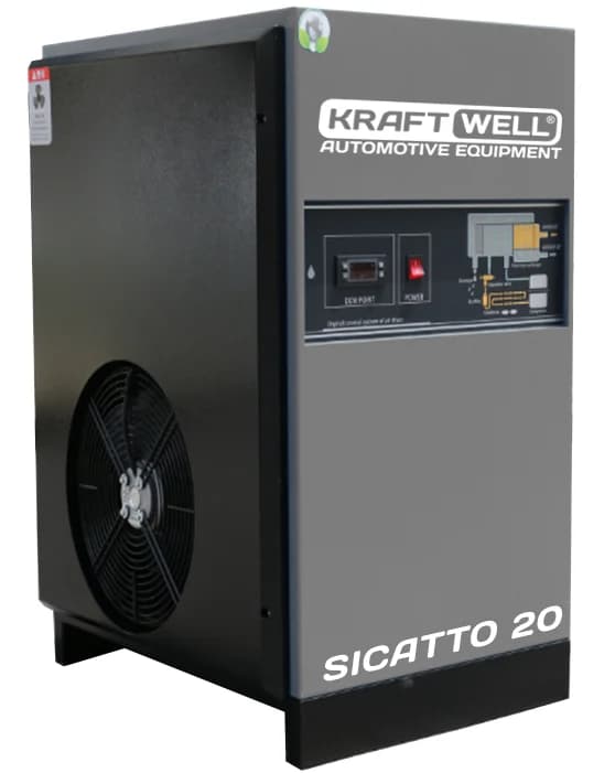 Осушитель рефрижераторный KraftWell SICATTO 20 — 2 400 л/мин, 16 бар