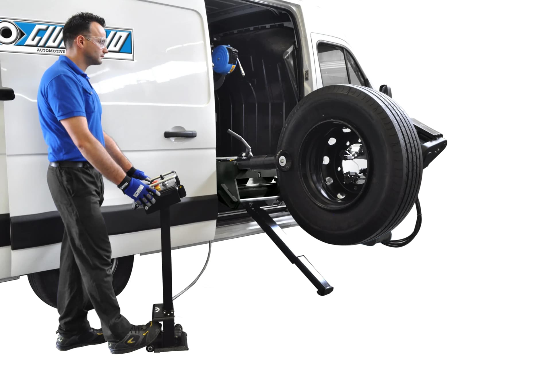 Мобильный грузовой шиномонтажный станок Giuliano S562 Basic — общий вид