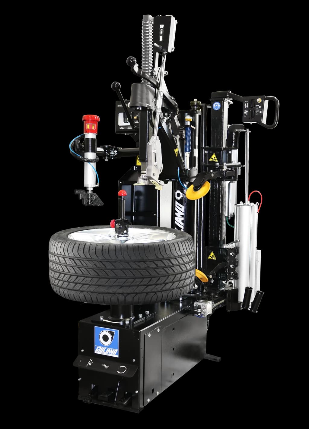 Giuliano S121 — вид сбоку, габариты станка