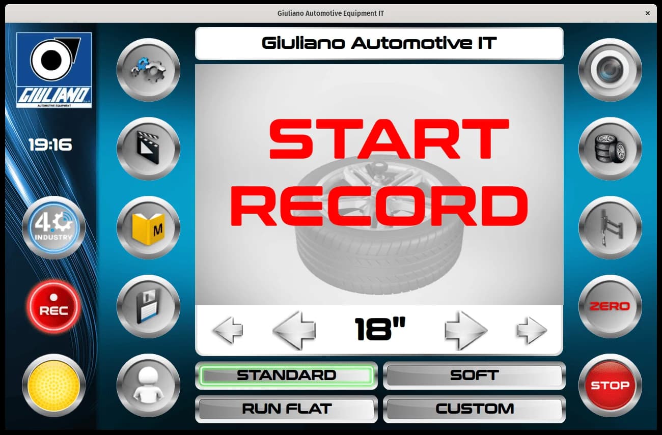 Giuliano T-REC Pro — пневматические цилиндры под столом