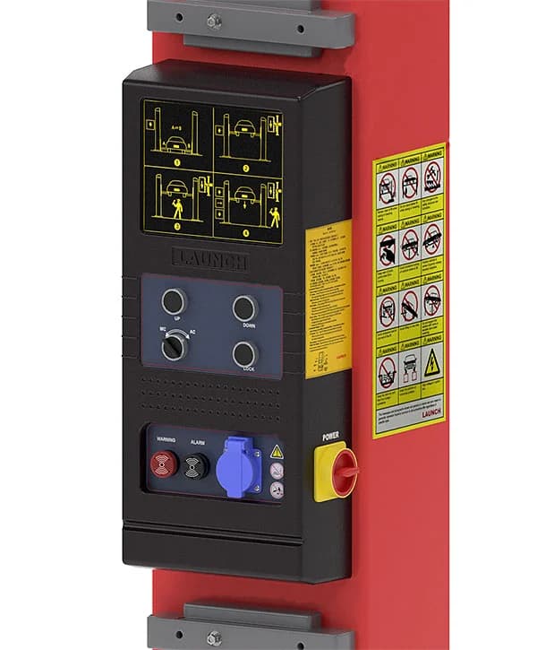 Подъемник электрогидравлический Launch TLT240SCA(L) 2-х стоечный 4 т, верхняя синхронизация.