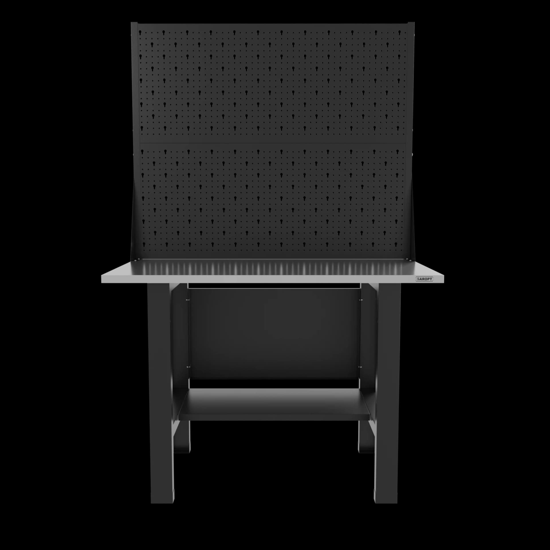 Верстак слесарный бестумбовый с двумя экранами 1200 GAROPT GT1200STPP2