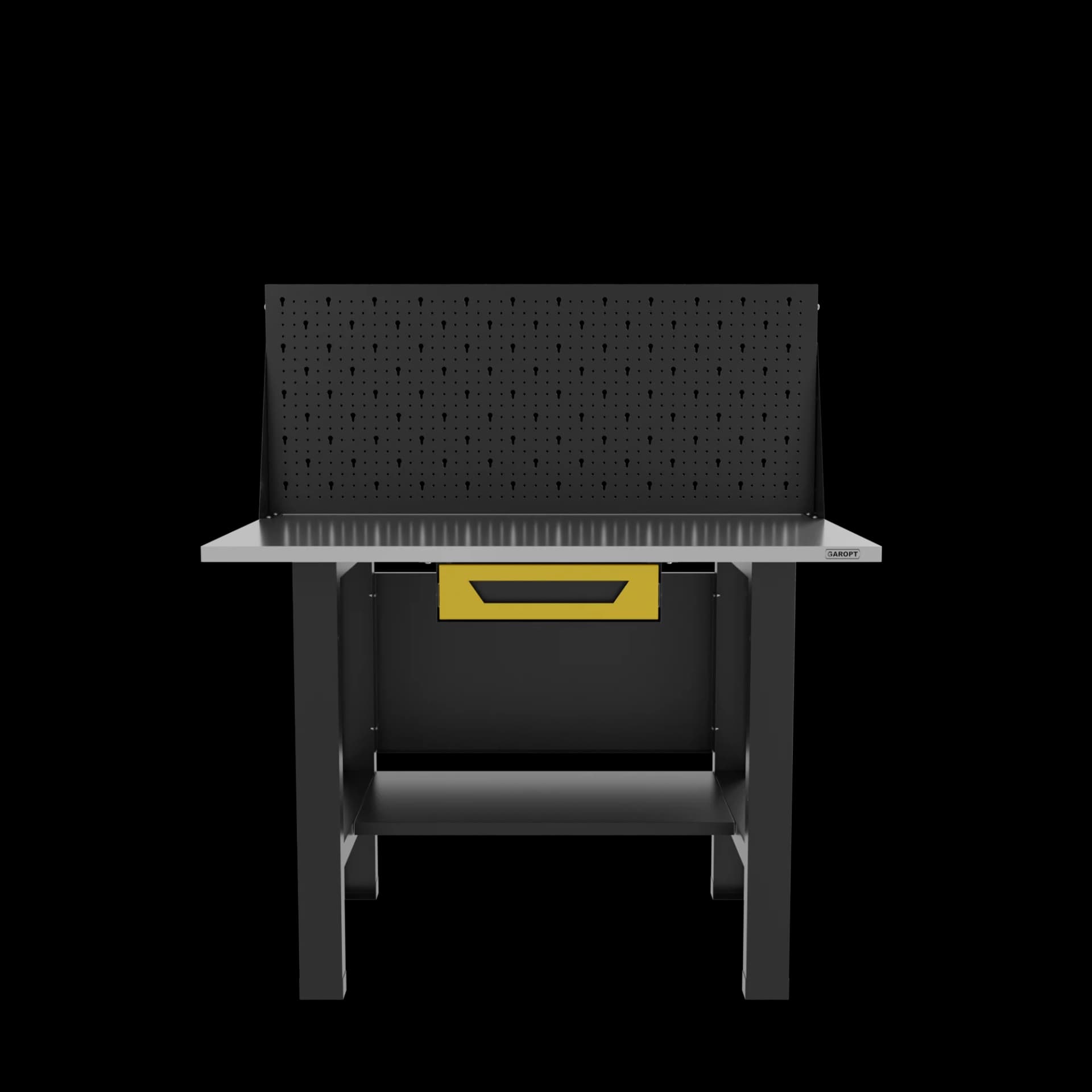Верстак бестумбовый с ящиком и экраном желтый 1200 GAROPT GT1200STY1PP.yell