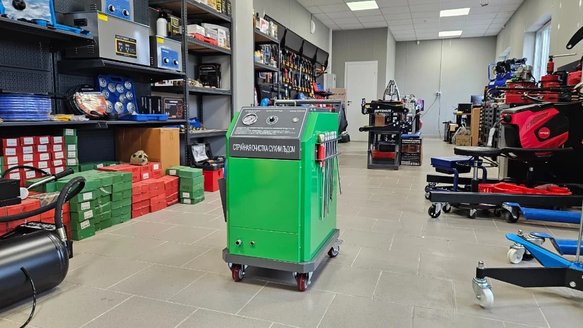 Установка для очистки сухим льдом 220В Wiederkraft WDK-JD790