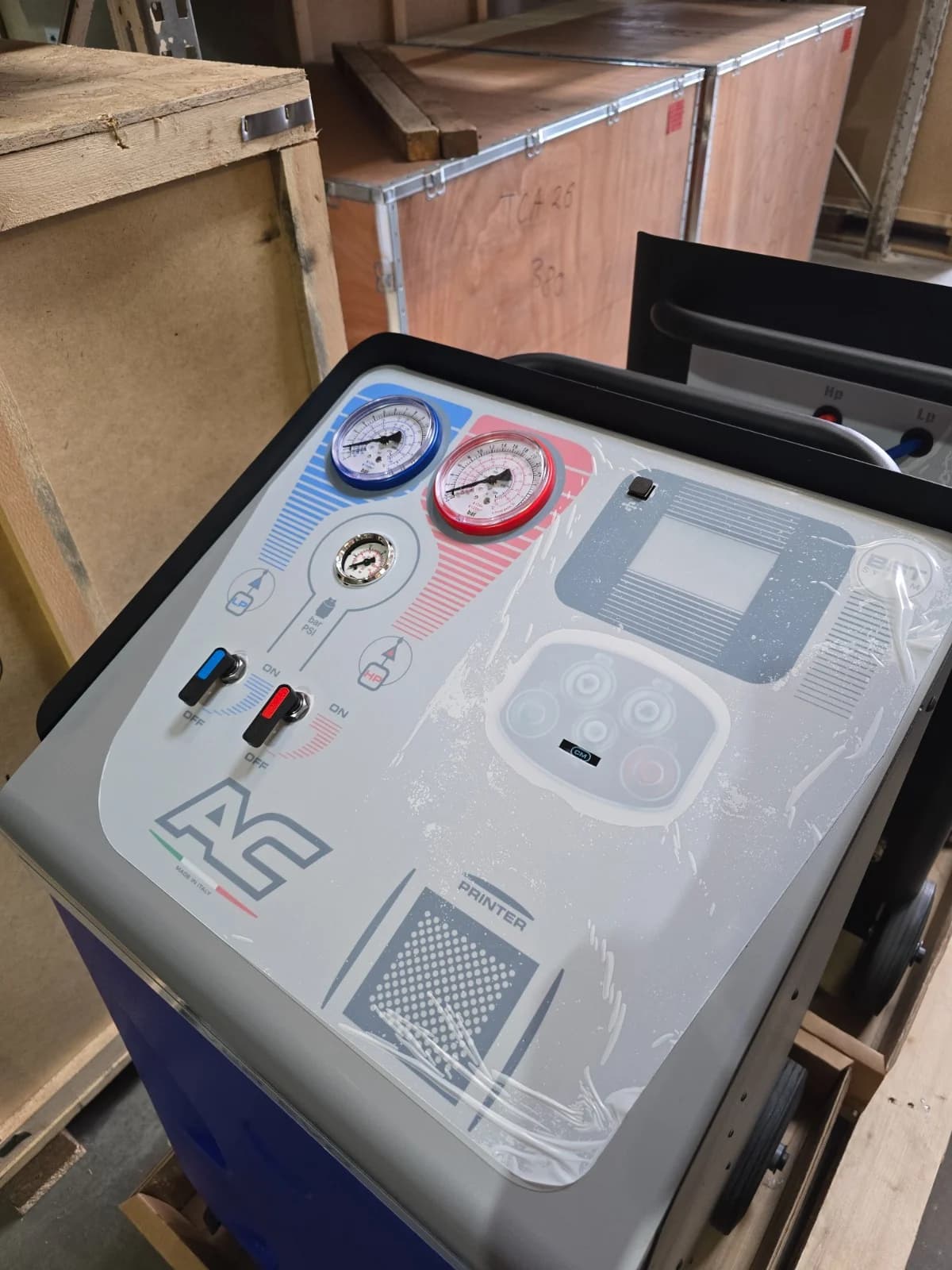 Станция SPIN CLEVER EVO — подключение сервисных шлангов