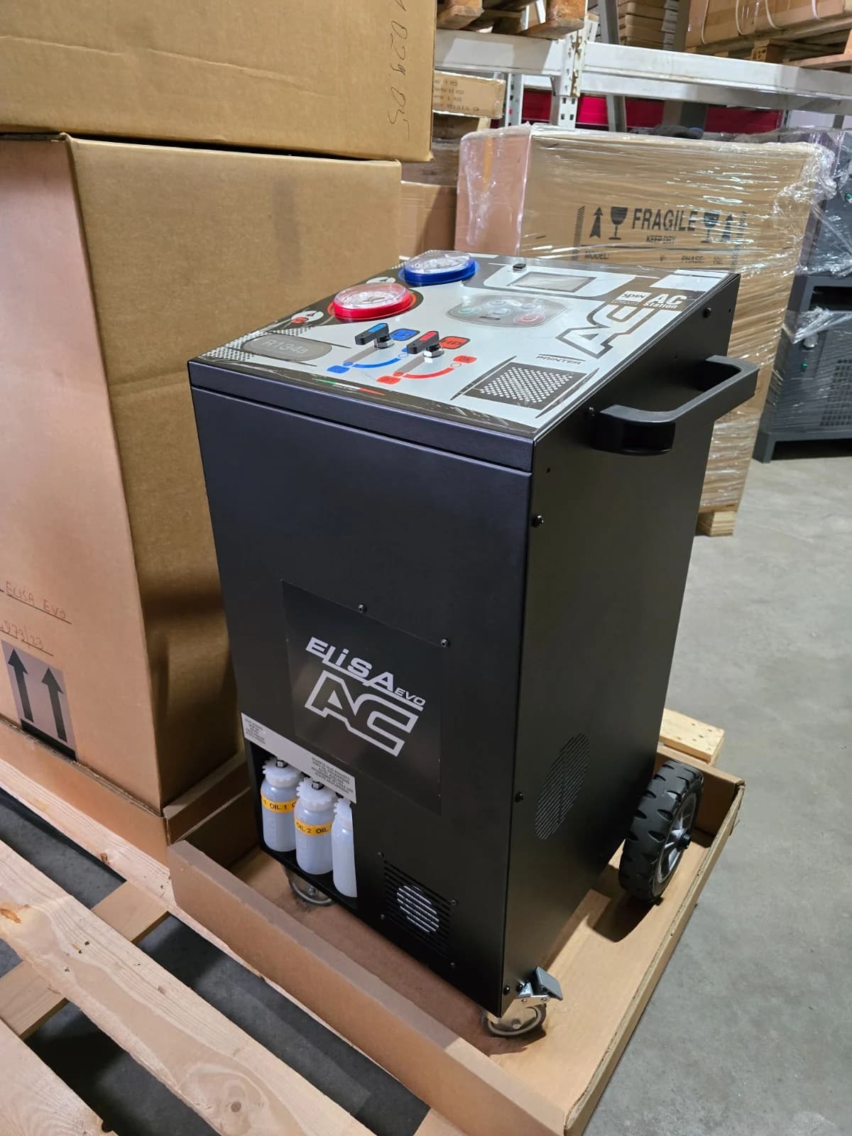 Автоматическая станция для заправки кондиционеров SPIN (Италия) ELISA EVO, R-134a, 10 кг, арт. 01.029.05