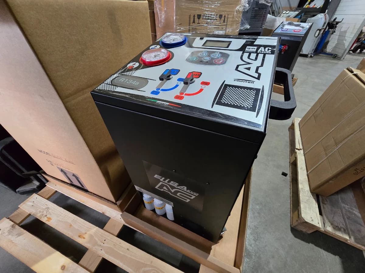 Автоматическая станция для заправки кондиционеров SPIN (Италия) ELISA EVO, R-134a, 10 кг, арт. 01.029.05