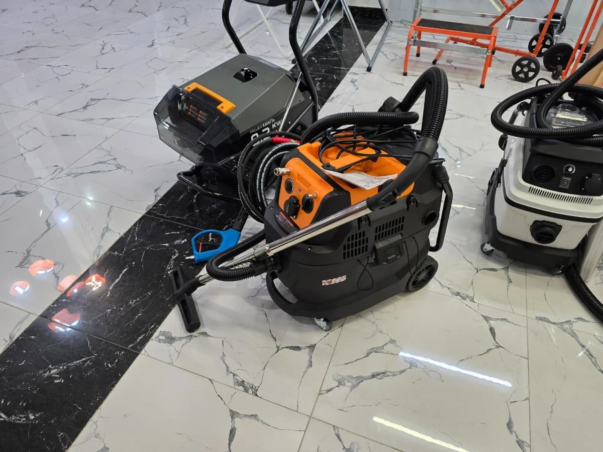 Промышленный пылесос для электро- и пневмоинструмента1600 Вт, 40 л Wiederkraft WDK-DUSTER EP+