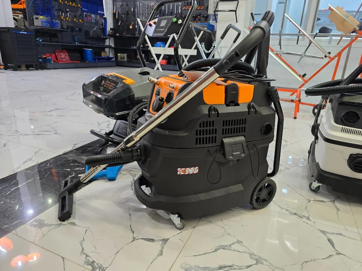 Промышленный пылесос для электро- и пневмоинструмента1600 Вт, 40 л Wiederkraft WDK-DUSTER EP+