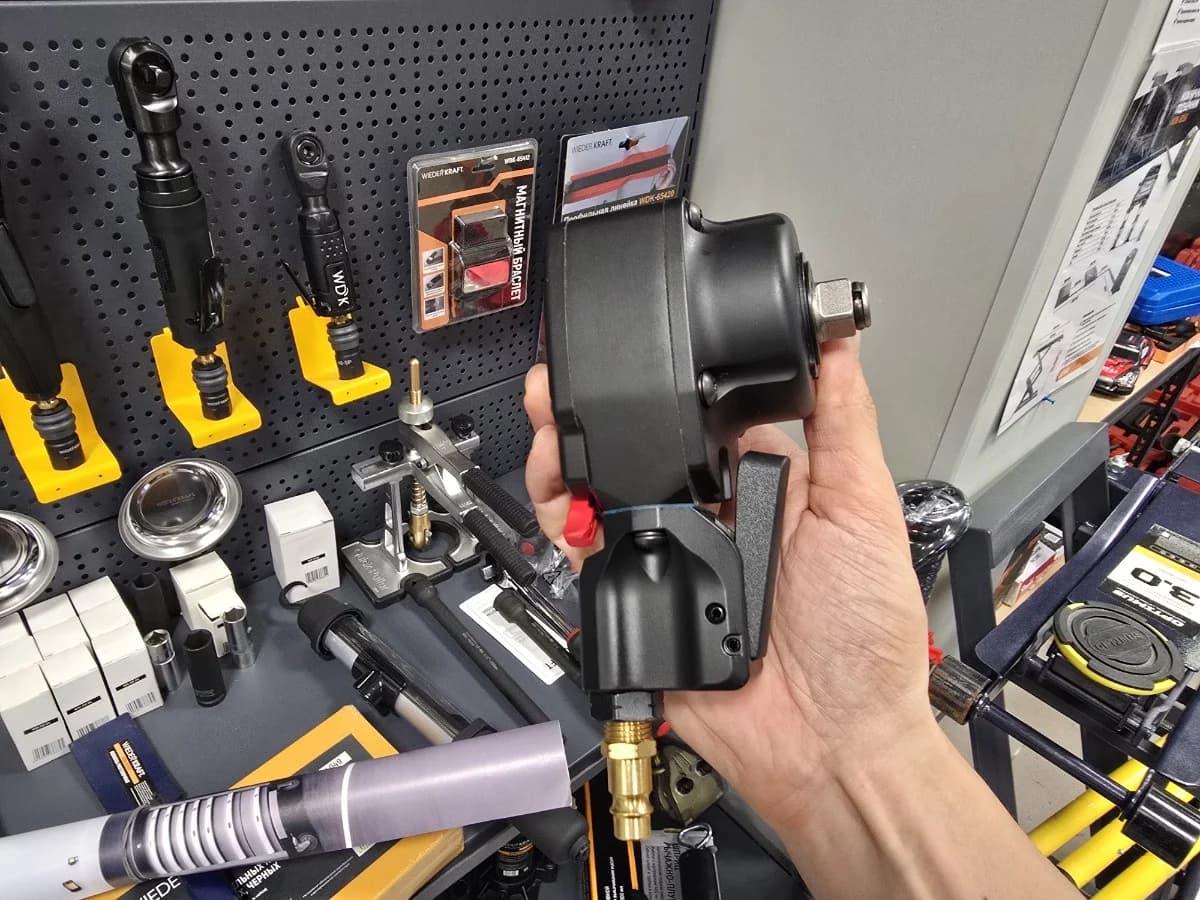 Пневматический ударный гайковёрт 1/2″, 550 Н·м, TWIN TURBO Wiederkraft WDK-20435S