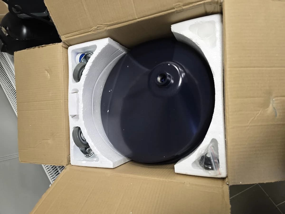 Установка маслосменная 80 л воронка 20 л + откачка через щуп Wiederkraft WDK-89282