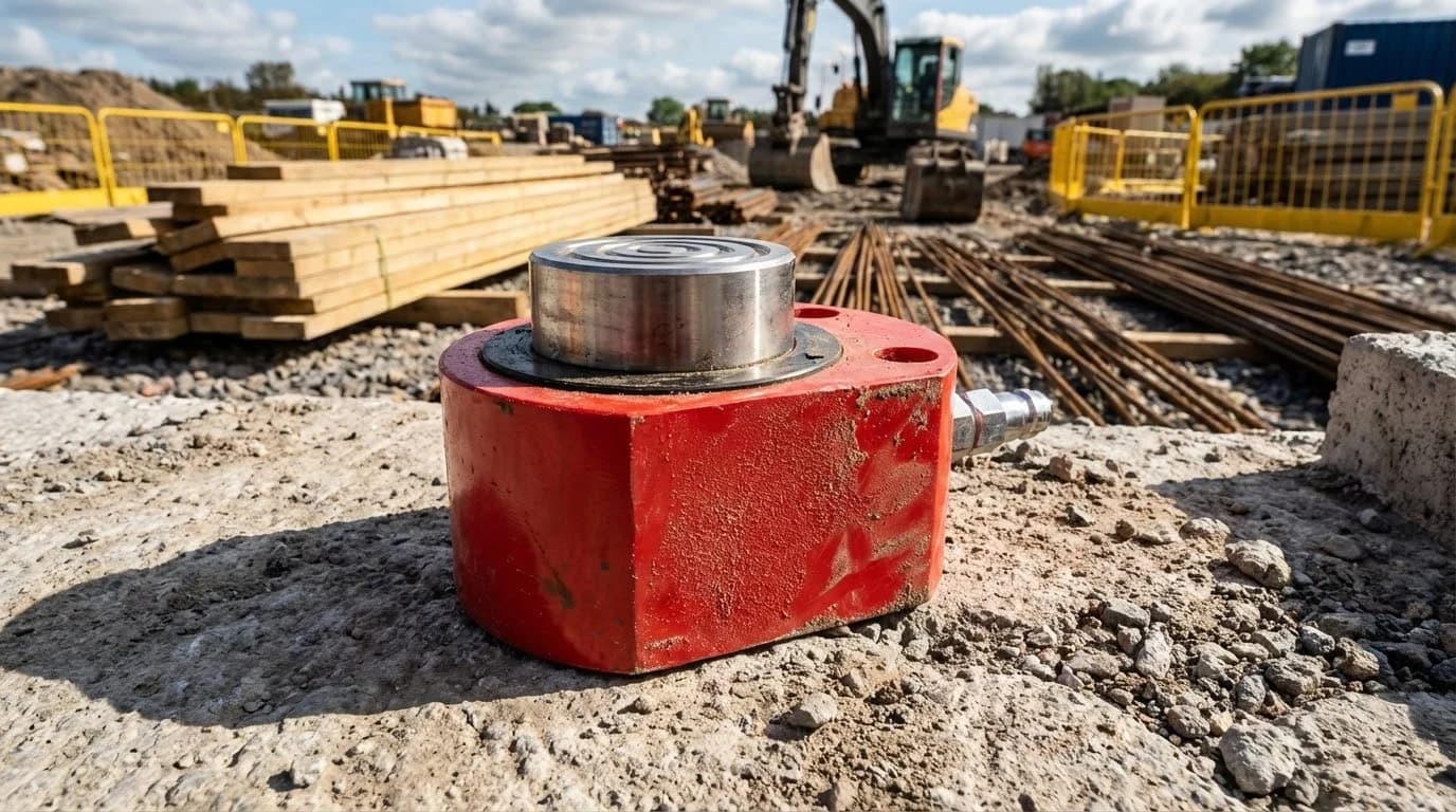 Домкрат гидравлический низкий 30 тонн высота 65 мм ход 17 мм Wiederkraft WDK-86330