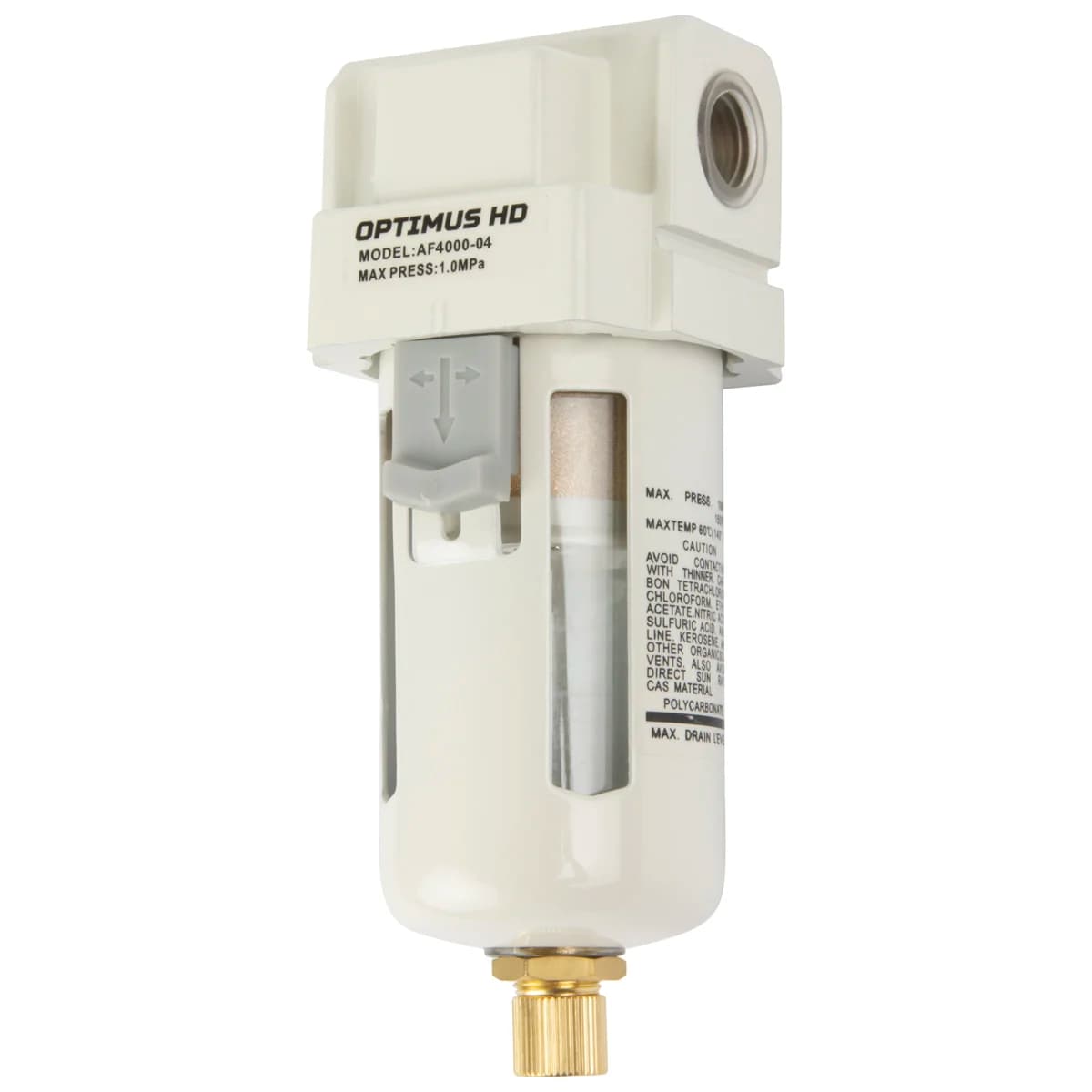 Фильтр-масловлагоотделитель 1/2″, 3000 л/мин, 25 мкм Optimus AF4000-04
