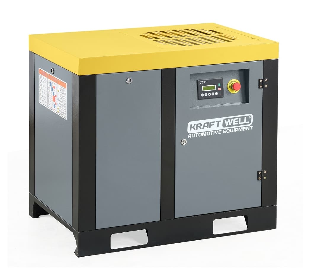 Компрессор винтовой KraftWell ETERE 11 — 1 100 л/мин, 12 бар, 380 В