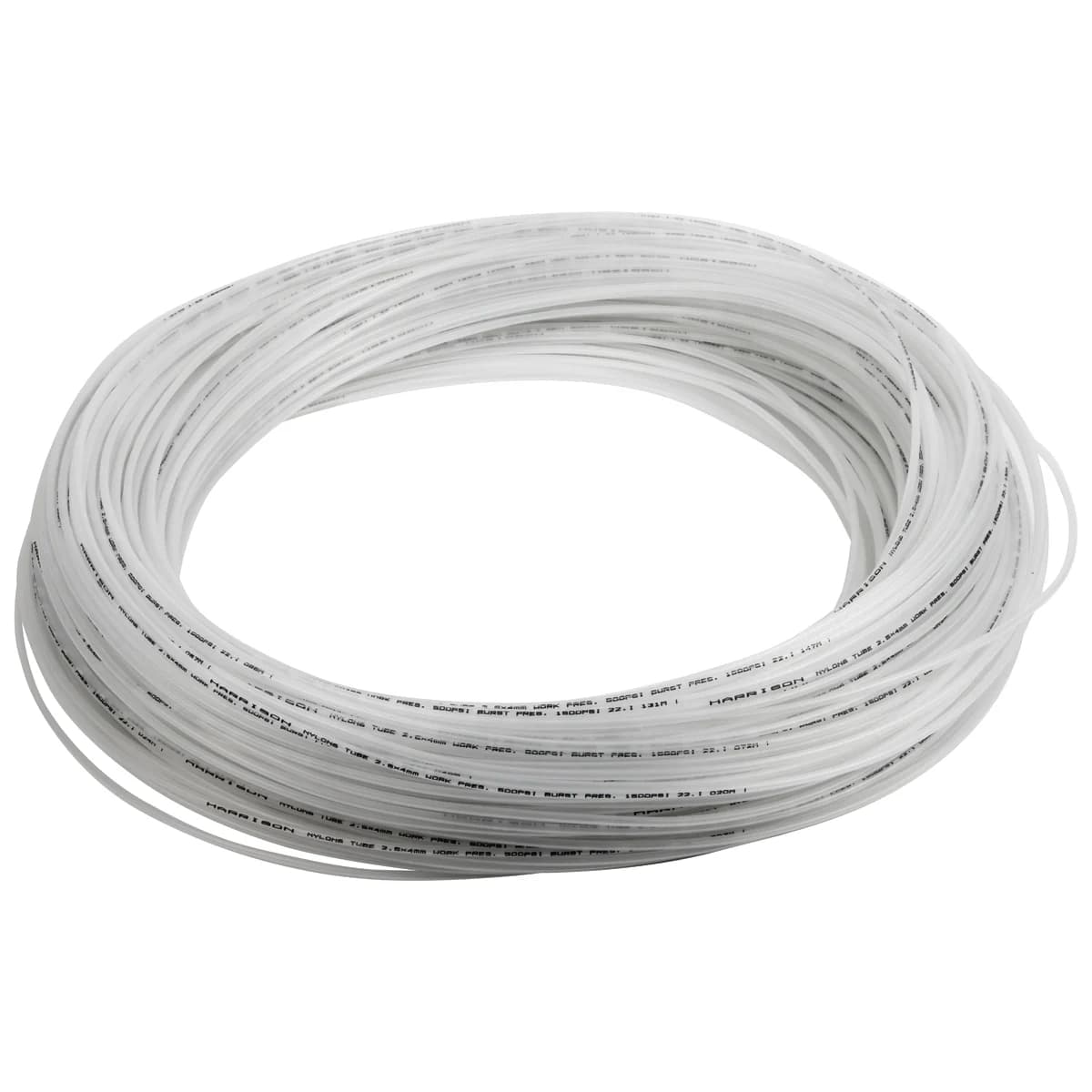 Трубка пневматическая нейлоновая 2,5×4 мм, 200 м, 15 бар Harrison HNS2504-CW