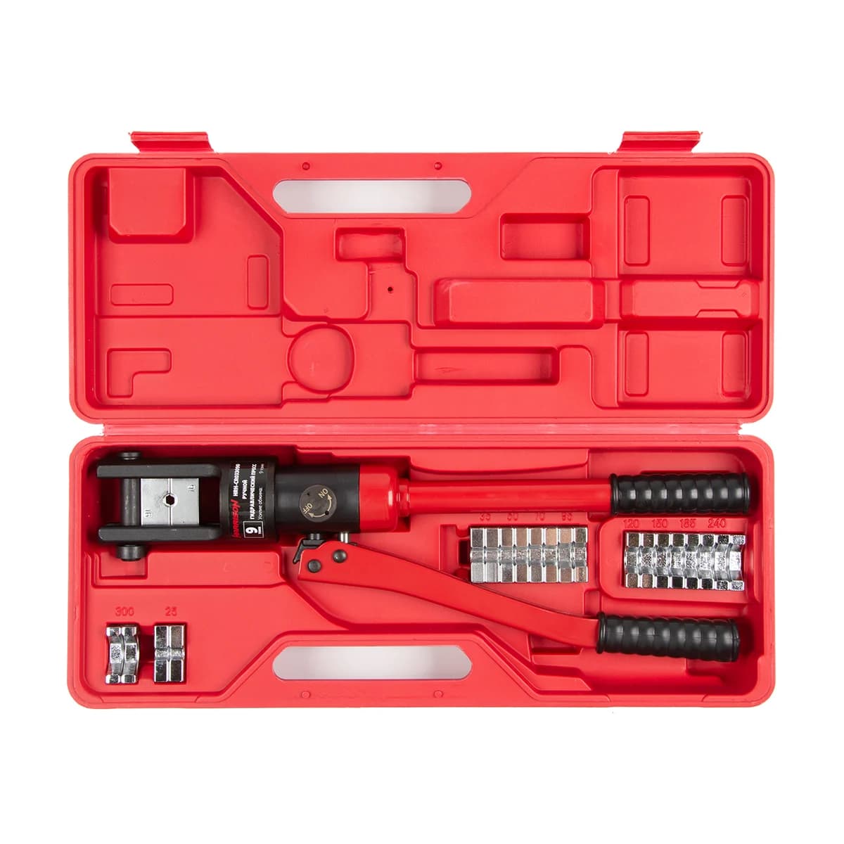 Ручной гидравлический пресс — 9 тонн, 10–300 мм² — Harrison HRH-CR033090