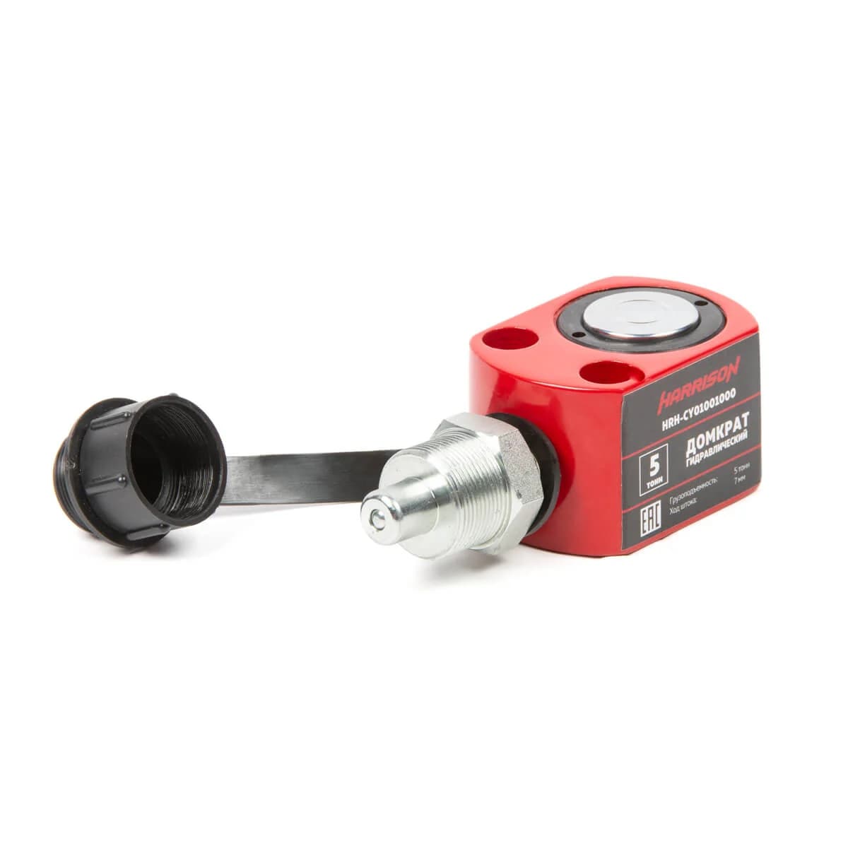 Гидравлический домкрат 5 тонн ход штока 7 мм однополостной низкий Harrison HRH-CY01001000
