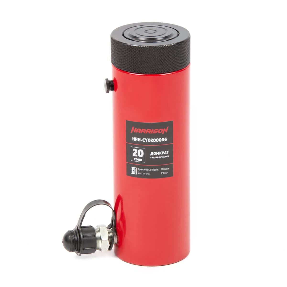 Домкрат гидравлический однополостной с фиксирующей гайкой 20 т, ход 150 мм Harrison HRH-CY0200006