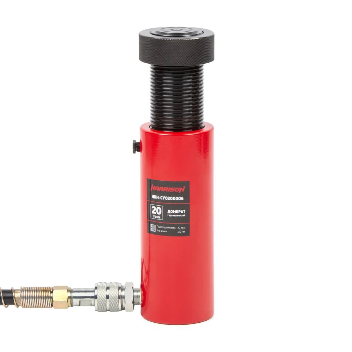 Домкрат гидравлический однополостной с фиксирующей гайкой 20 т, ход 150 мм Harrison HRH-CY0200006