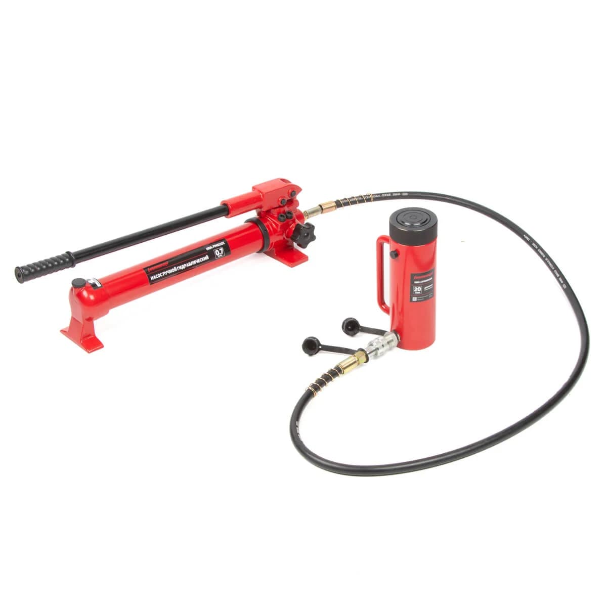 Домкрат гидравлический однополостной с фиксирующей гайкой 20 т, ход 150 мм Harrison HRH-CY0200006