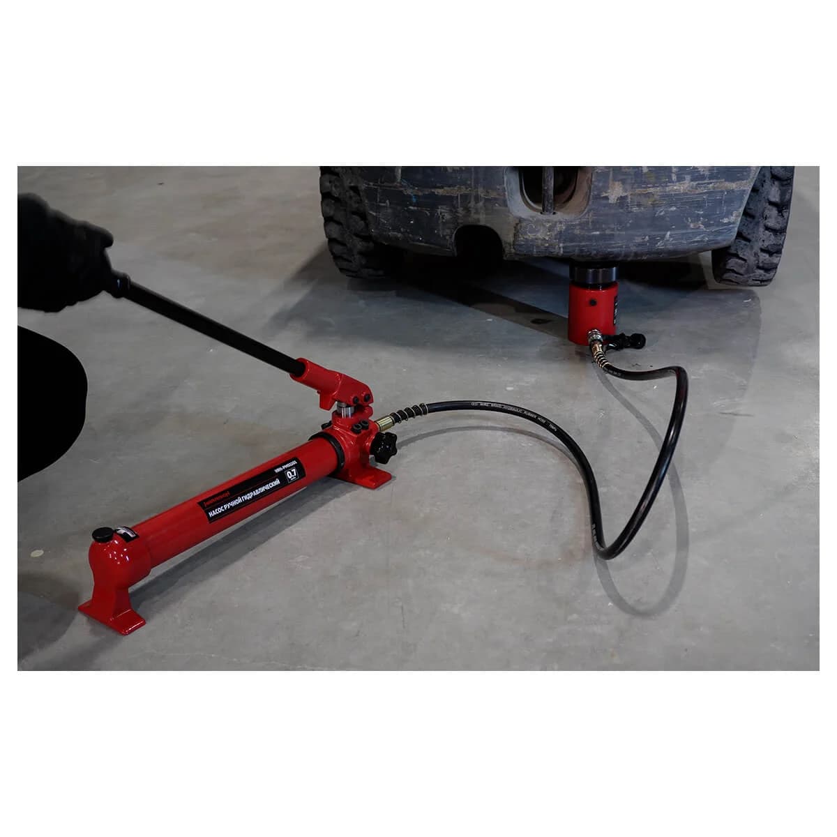 Гидравлический цилиндр однополостной с фиксирующей гайкой 30 т, ход 50 мм Harrison HRH-CY0200007