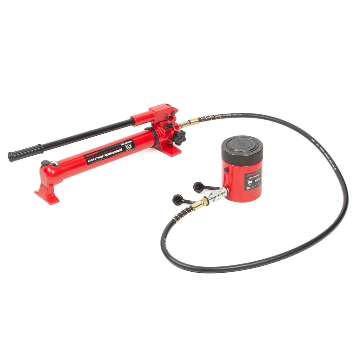 Гидравлический цилиндр однополостной с фиксирующей гайкой 50 т, ход 50 мм Harrison HRH-CY0200010