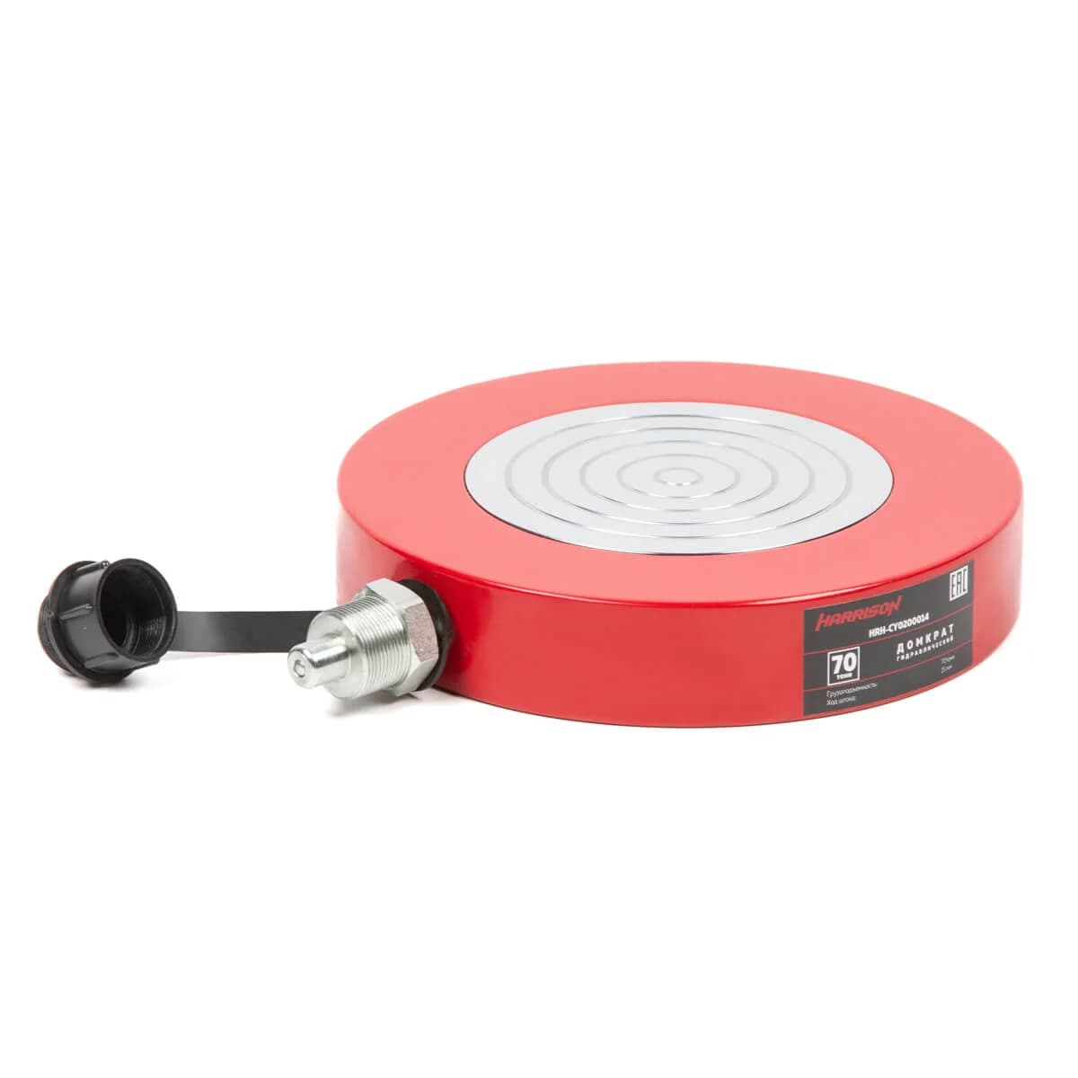 Домкрат гидравлический однополостной ультратонкий 70 т, ход 15 мм Harrison HRH-CY0200014