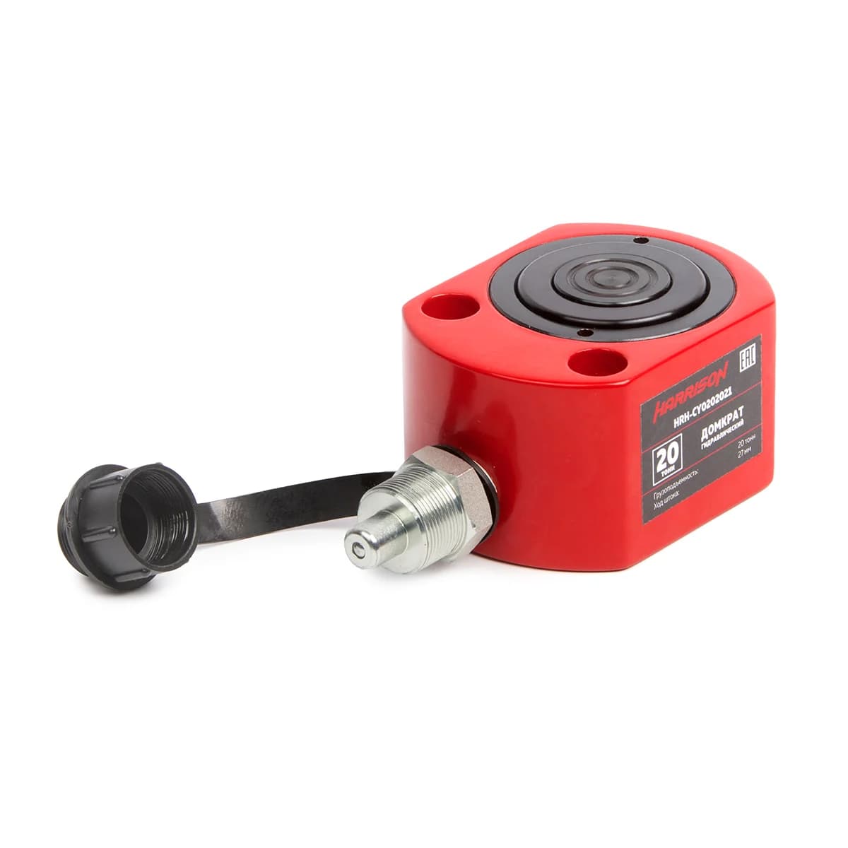 Гидравлический домкрат 10 тонн ход штока 10 мм однополостной низкий Harrison HRH-CY01010100