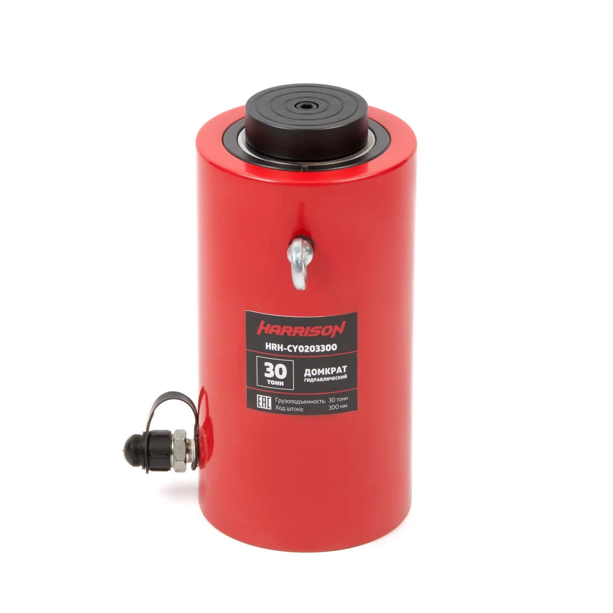 Гидравлический цилиндр однополостной телескопический 30 т, ход 300 мм Harrison HRH-CY0203300