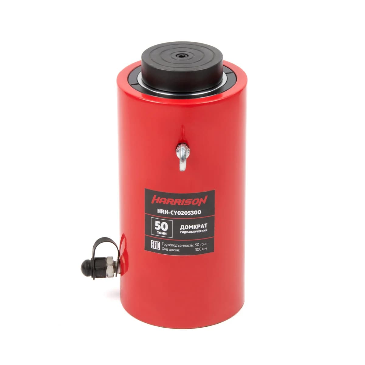 Гидравлический домкрат 50 тонн ход штока 300 мм однополостной телескопический Harrison HRH-CY0205300