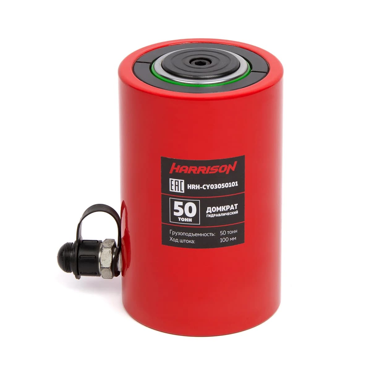 Гидравлический цилиндр однополостной 50 т, ход 100 мм Harrison HRH-CY03050101