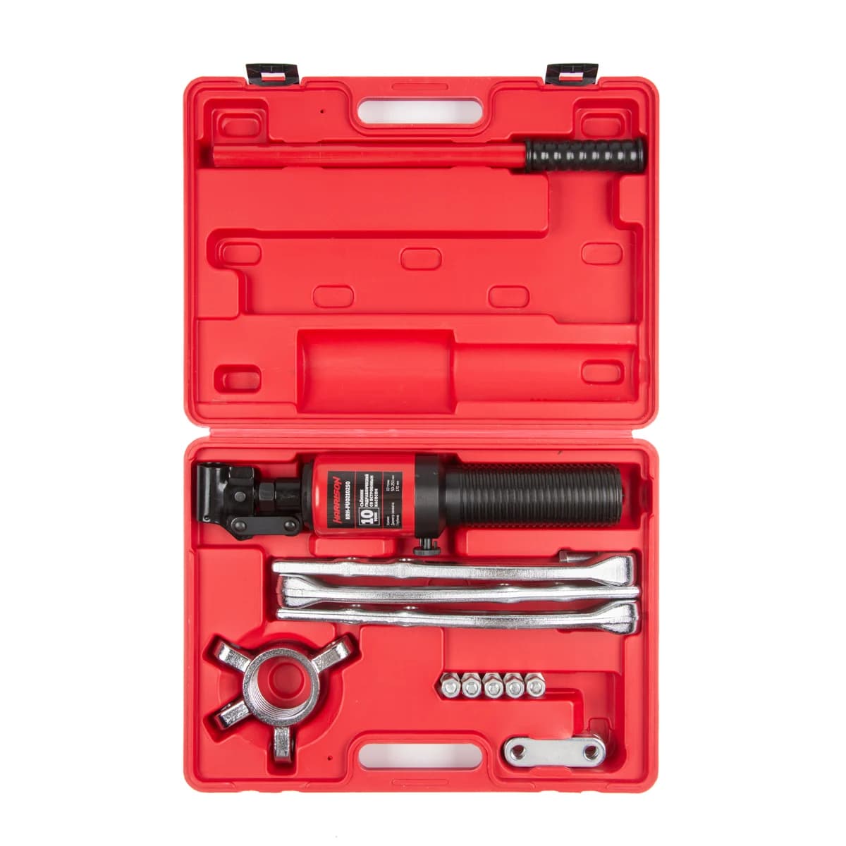 Гидравлический съёмник со встроенным насосом 10 т, 3 захвата, глубина 170 мм Harrison HRH-PU0210250