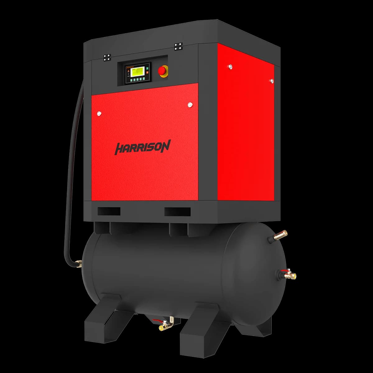 Винтовой компрессор 2 в 1 с ресивером 300 л, 2100 л/мин, 10 бар, 15 кВт Harrison HRS-942100T3
