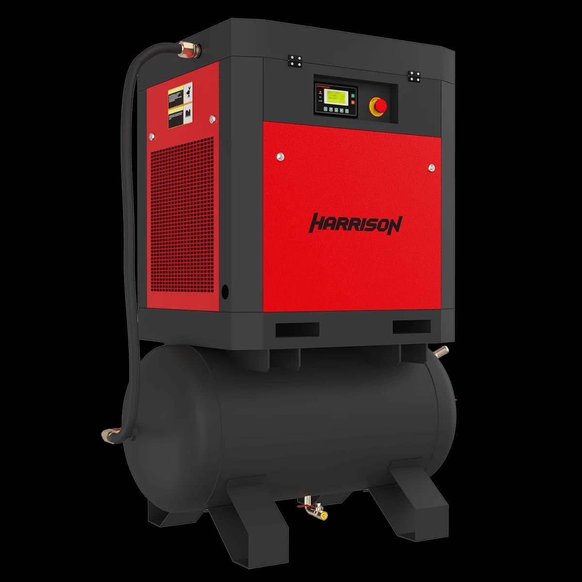 Винтовой компрессор 2 в 1 с ресивером 300 л, 2100 л/мин, 10 бар, 15 кВт Harrison HRS-942100T3