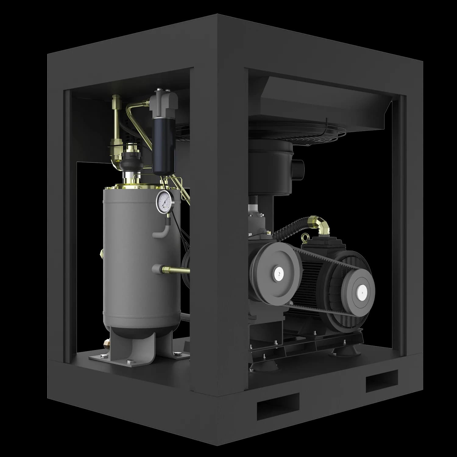 Винтовой компрессор с ременным приводом, 2300 л/мин, 8 бар, 15 кВт Harrison HRS-942300