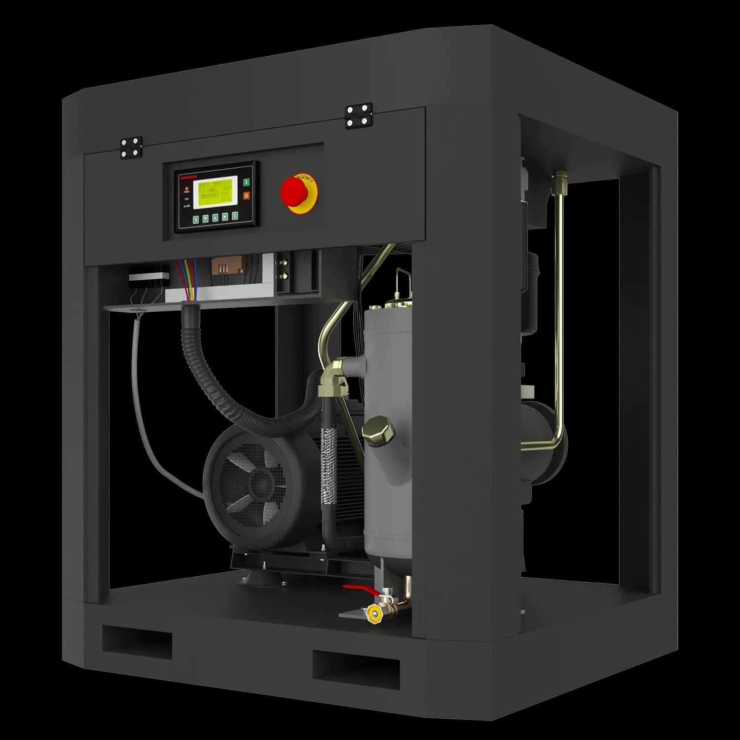 Винтовой компрессор с ременным приводом, 2300 л/мин, 8 бар, 15 кВт Harrison HRS-942300