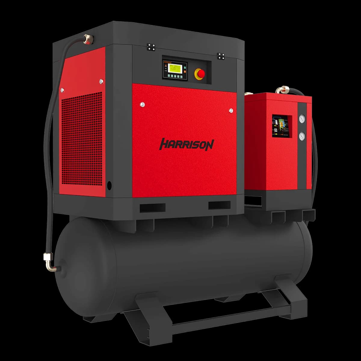 Винтовой компрессор 3 в 1 с ресивером и осушителем, 3600 л/мин, 8 бар, 22 кВт Harrison HRS-943600TD5
