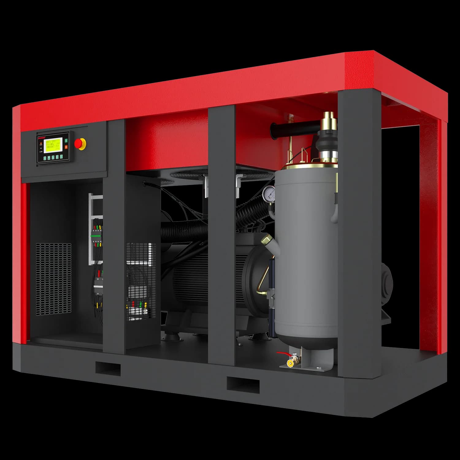 Винтовой компрессор с прямым приводом, 27600 л/мин, 8 бар, 160 кВт Harrison HRS-9527600