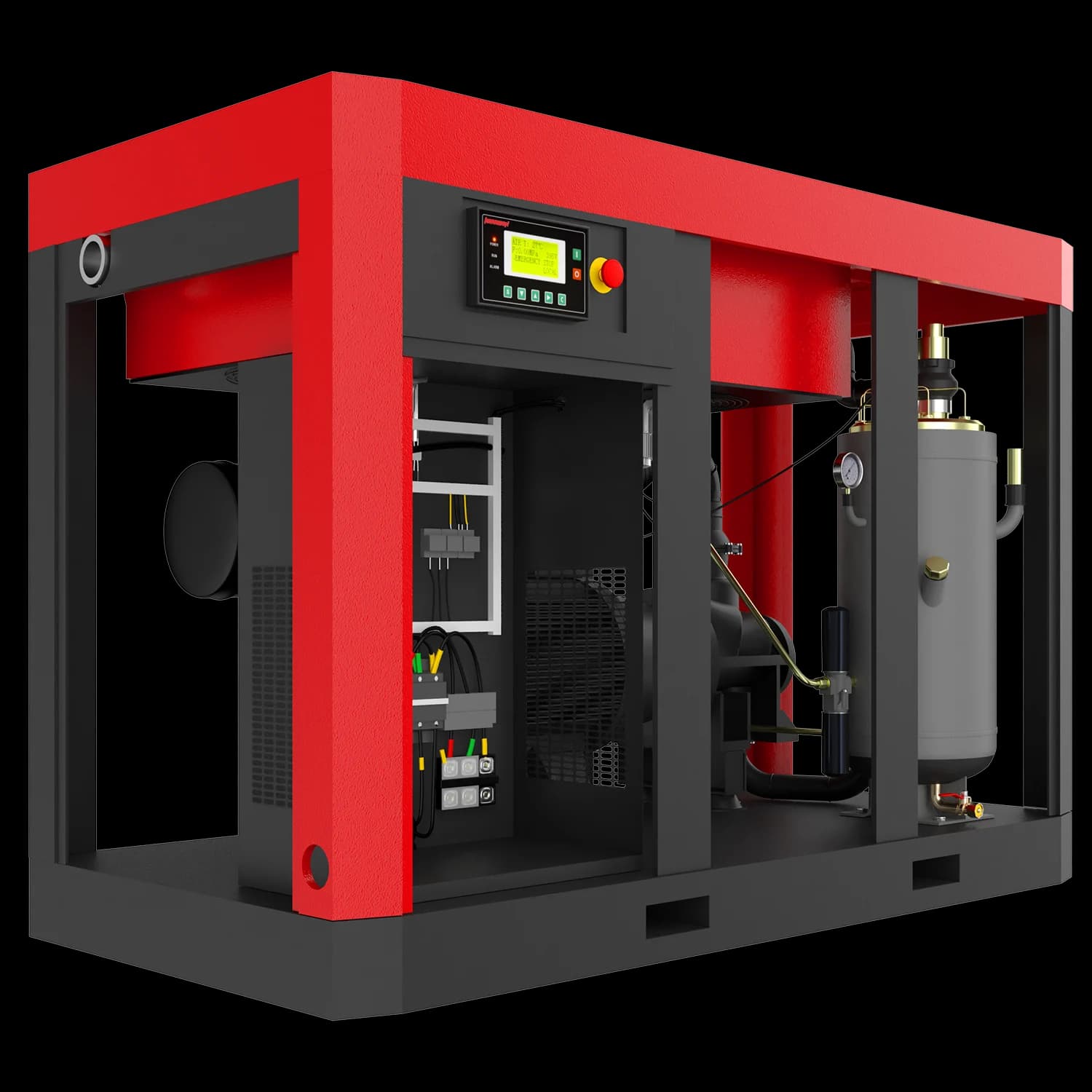 Винтовой компрессор с прямым приводом, 27600 л/мин, 8 бар, 160 кВт Harrison HRS-9527600