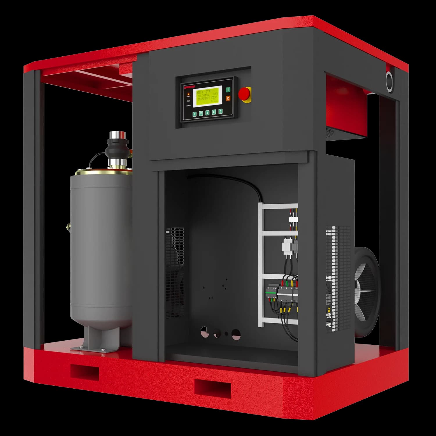 Винтовой компрессор с прямым приводом, 6200 л/мин, 8 бар, 37 кВт Harrison HRS-956200