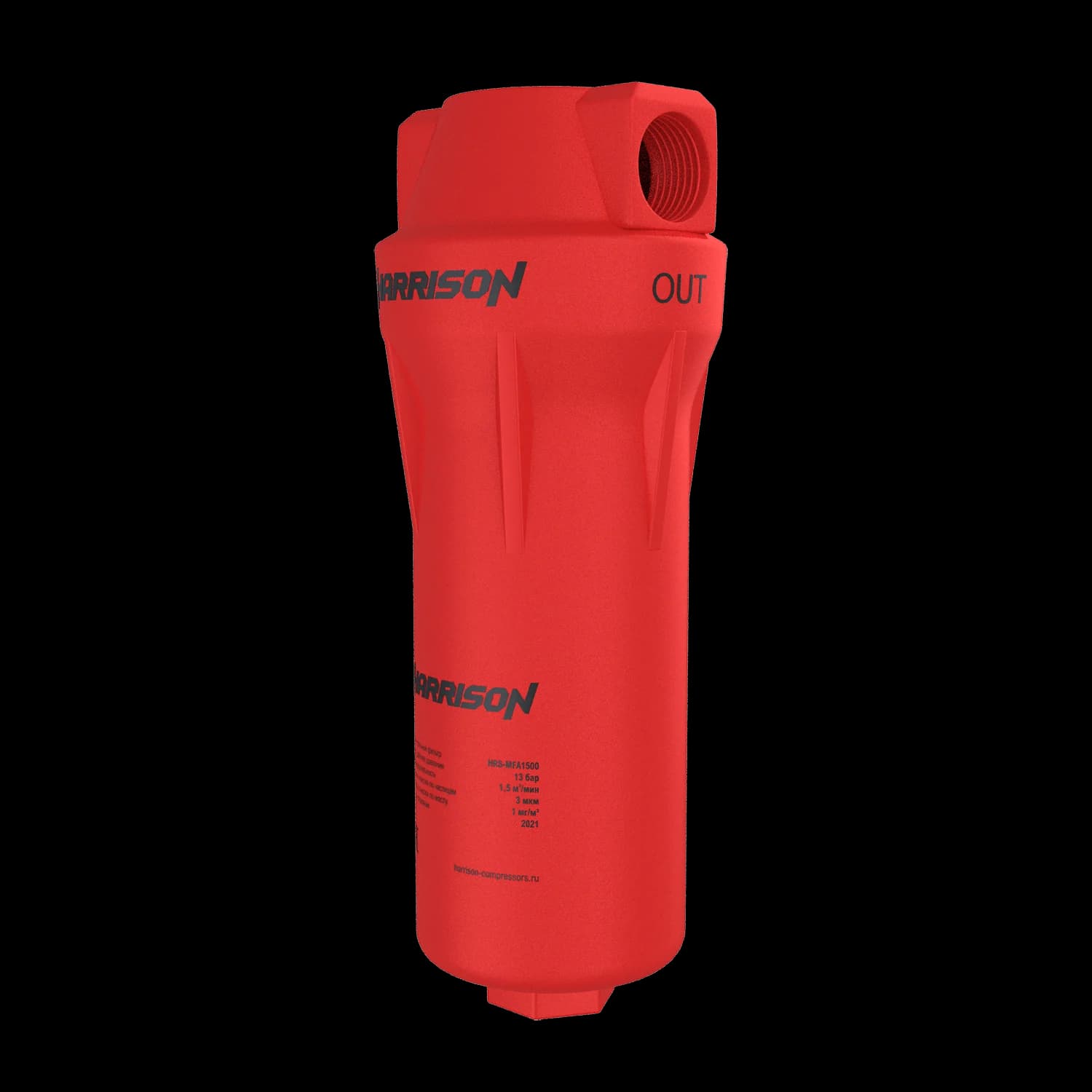 Магистральный фильтр с автосливом и датчиком загрязнённости 3500 л/мин, 16 бар, 1 мкм Harrison HRS-MFB3500PF