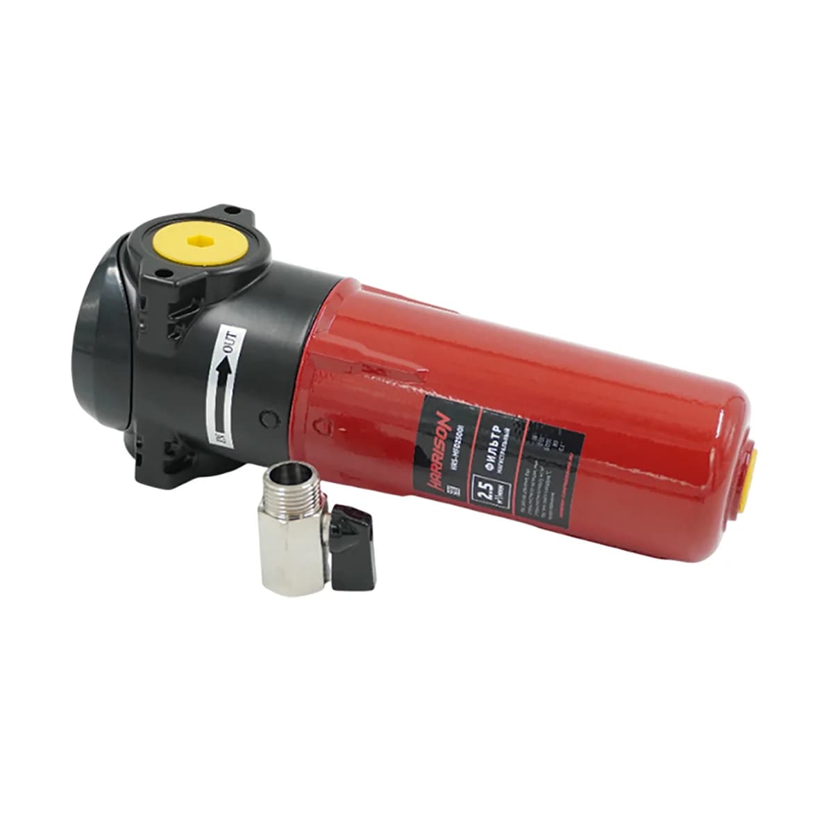 Магистральный фильтр с автоматическим дренажем 2500 л/мин, G1″, 0,01 мкм Harrison HRS-MFD2500I