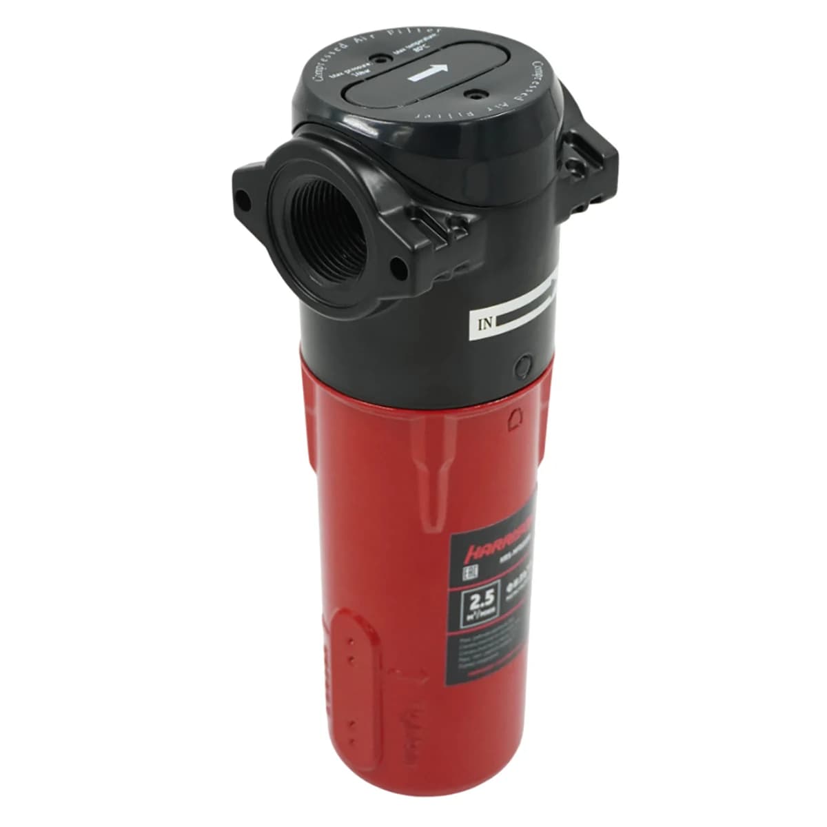 Магистральный фильтр с автоматическим дренажем 2500 л/мин, G1″, 0,01 мкм Harrison HRS-MFD2500I