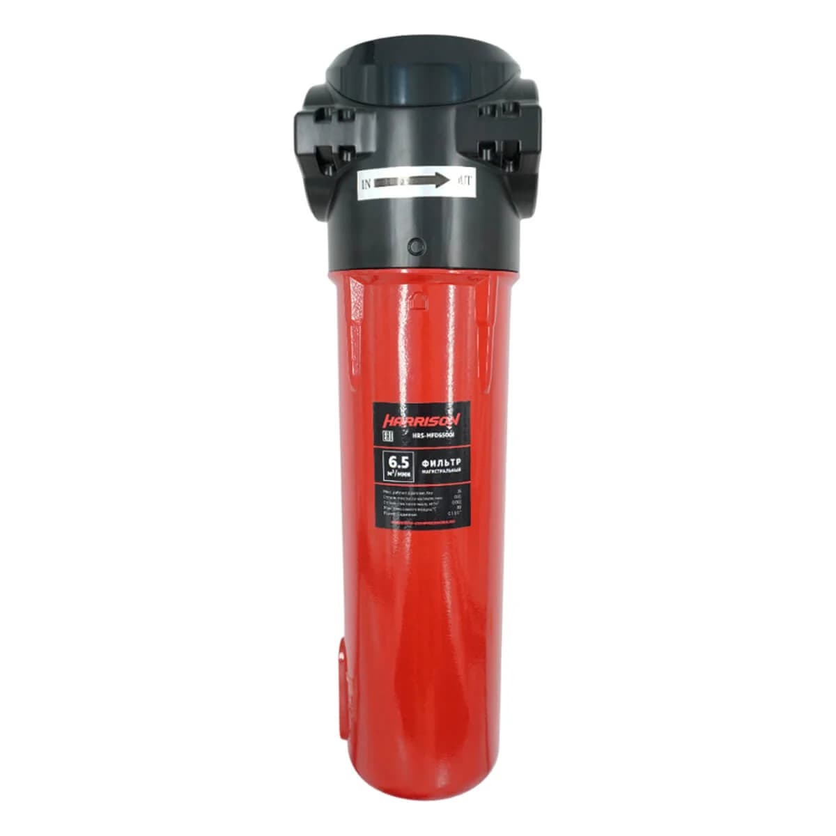Магистральный фильтр 6500 л/мин, G1½», 0,01 мкм, автоматический дренаж Harrison HRS-MFD6500I