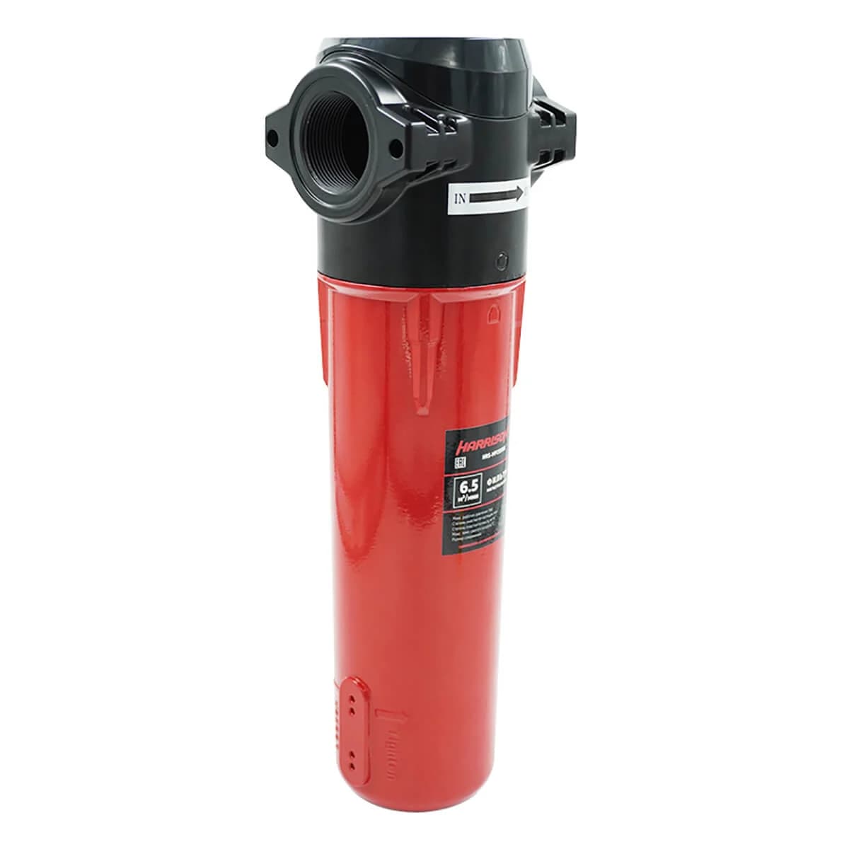 Магистральный фильтр 6500 л/мин, G1½», 0,01 мкм, автоматический дренаж Harrison HRS-MFD6500I