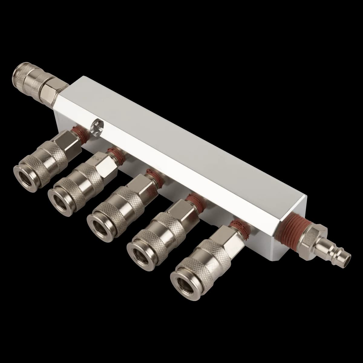 Пневматический разветвитель 6 выходов, 1/4″F, рапид EURO — Harrison HRS-SM5BA